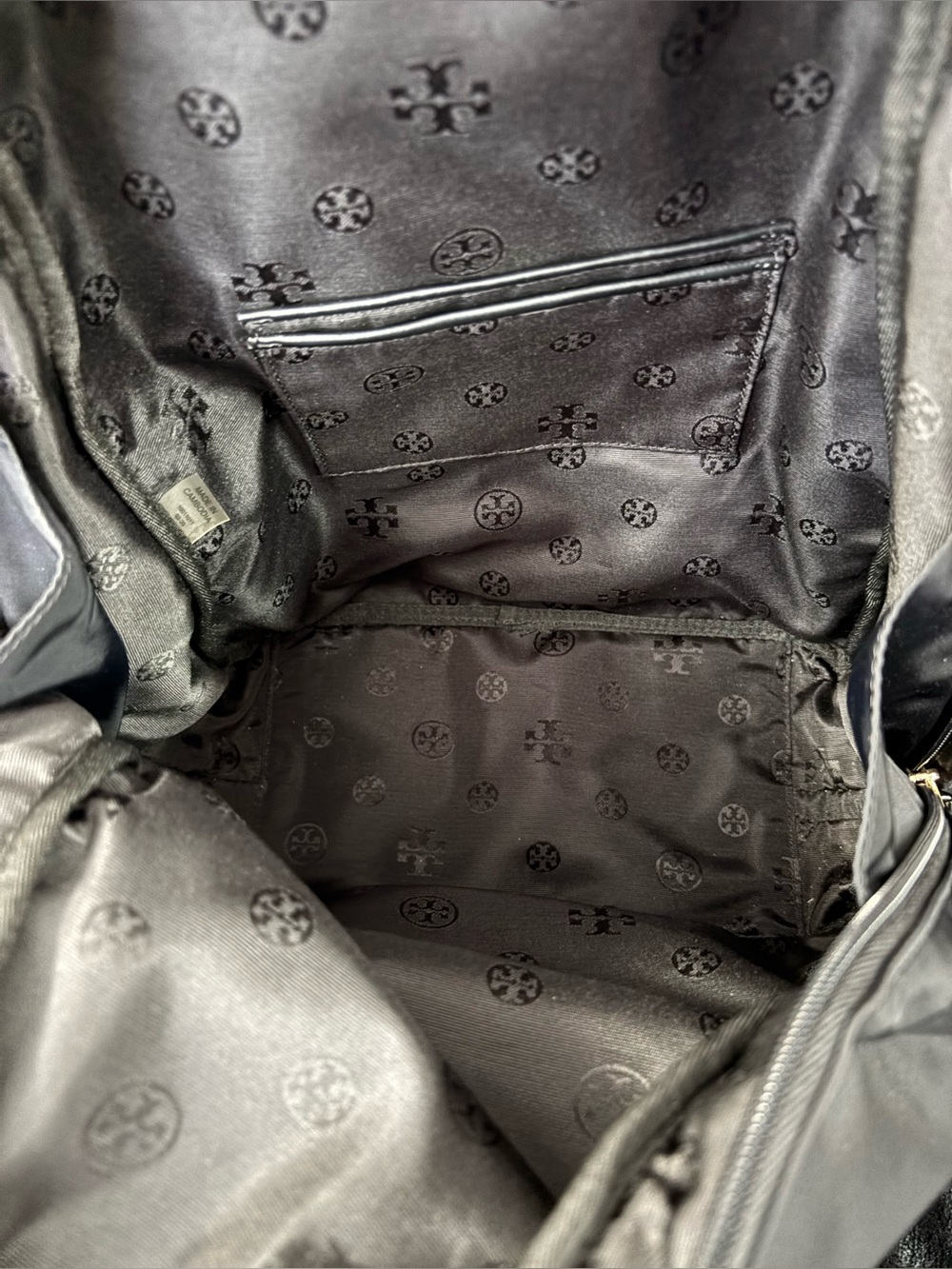 Tory Burch Backpack Black Nylon - Picture 9 of 16